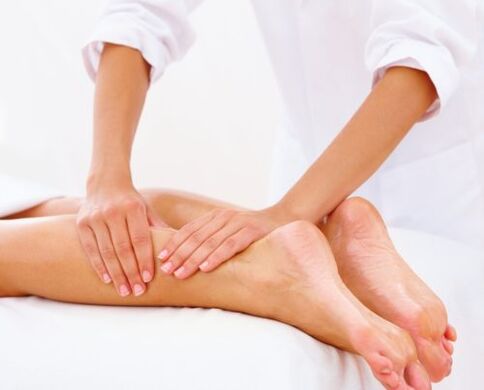 масаж за разширени вени